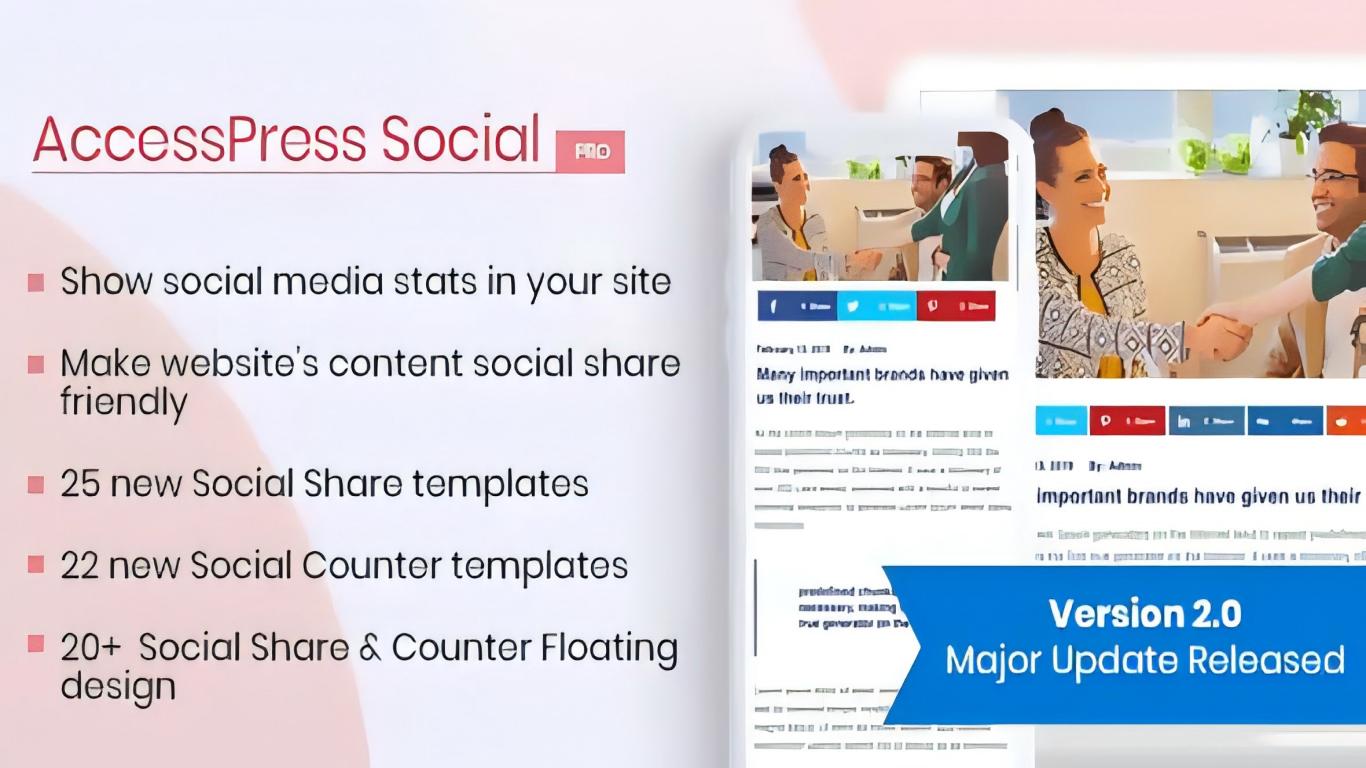 WP AccessPress Social Pro 2.2.1插件