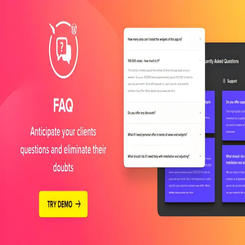 WP Accordion FAQ Plugin for WordPress 1.2.1插件