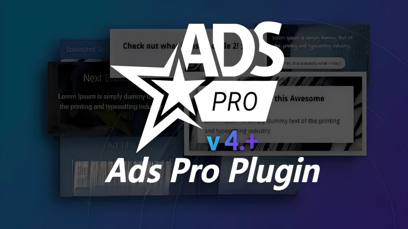 WP Ads Pro Plugin 4.78插件