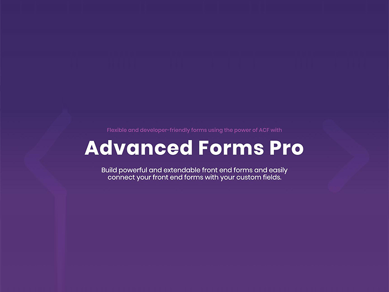 WP Advanced Forms Pro for ACF 1.9.3.2插件