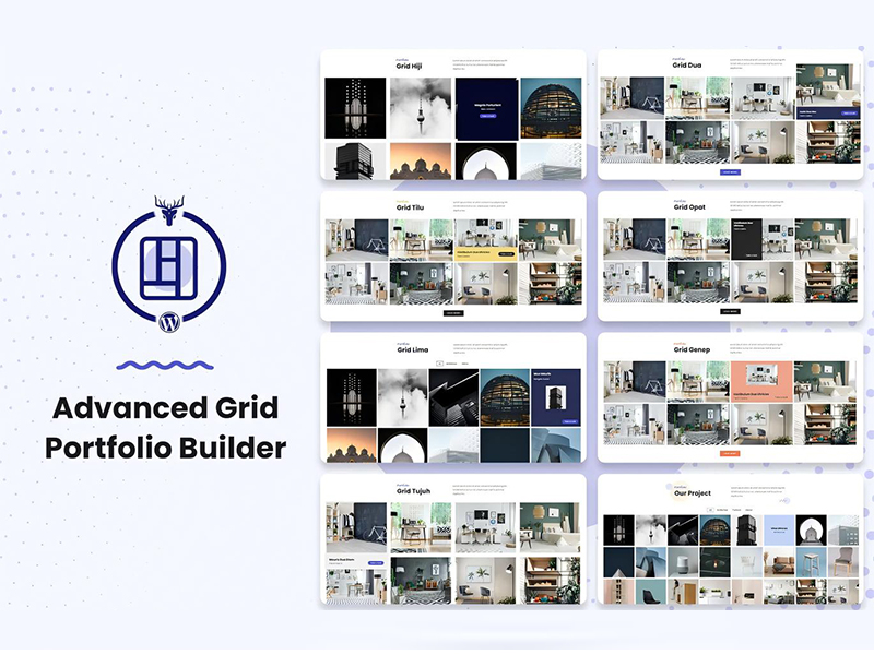 WP Advanced Grid Portfolio Builder 1.0.5插件