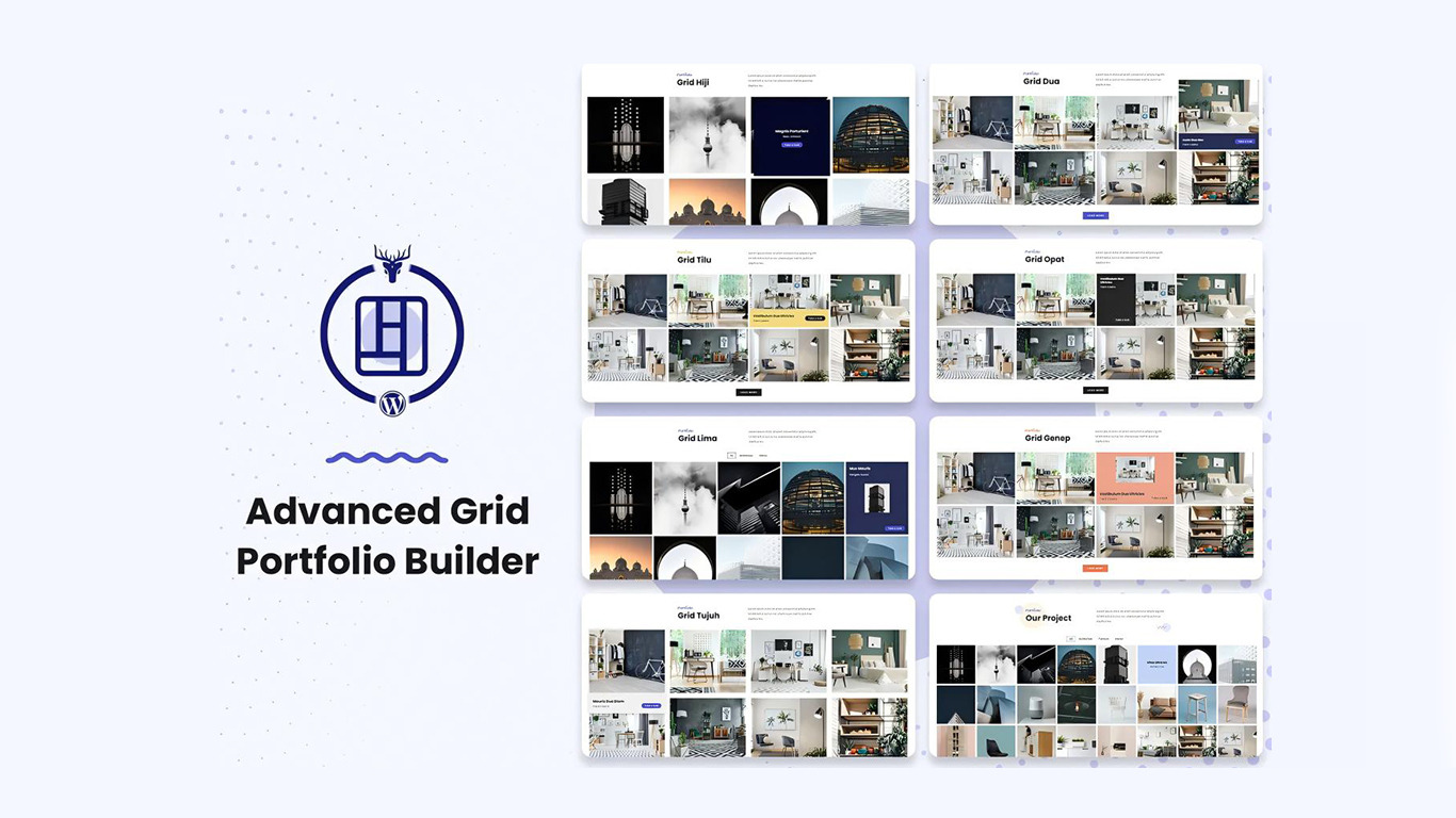 WP Advanced Grid Portfolio Builder 1.0.5插件