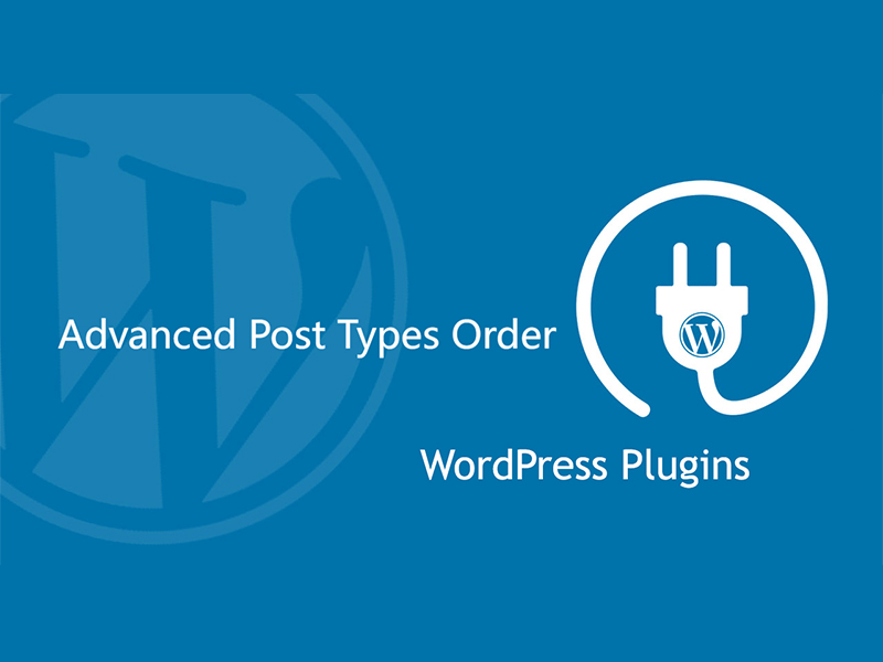 WP Advanced Post Types Order 5.0插件