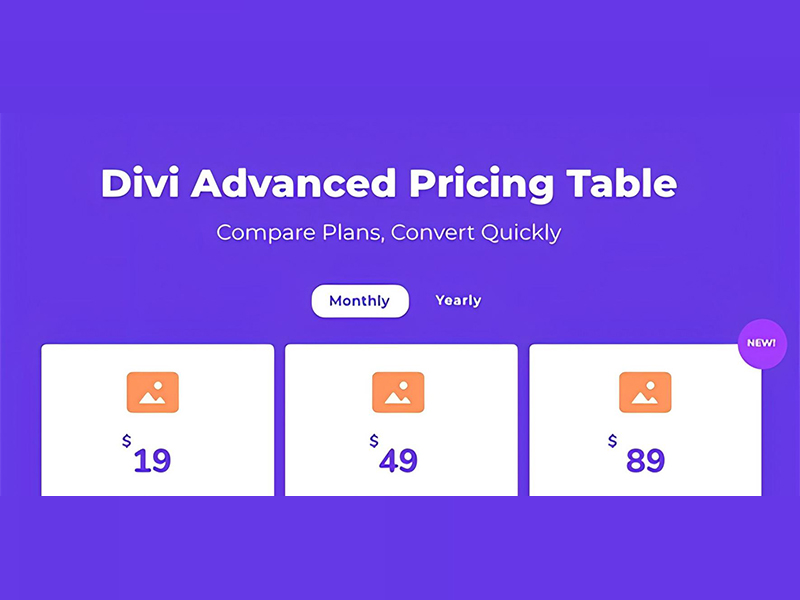 WP Advanced Pricing Table For Divi 1.0.1插件