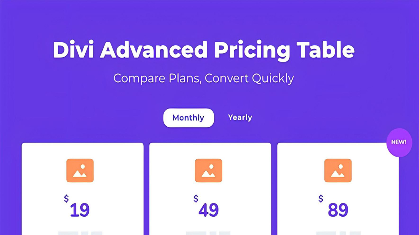 WP Advanced Pricing Table For Divi 1.0.1插件