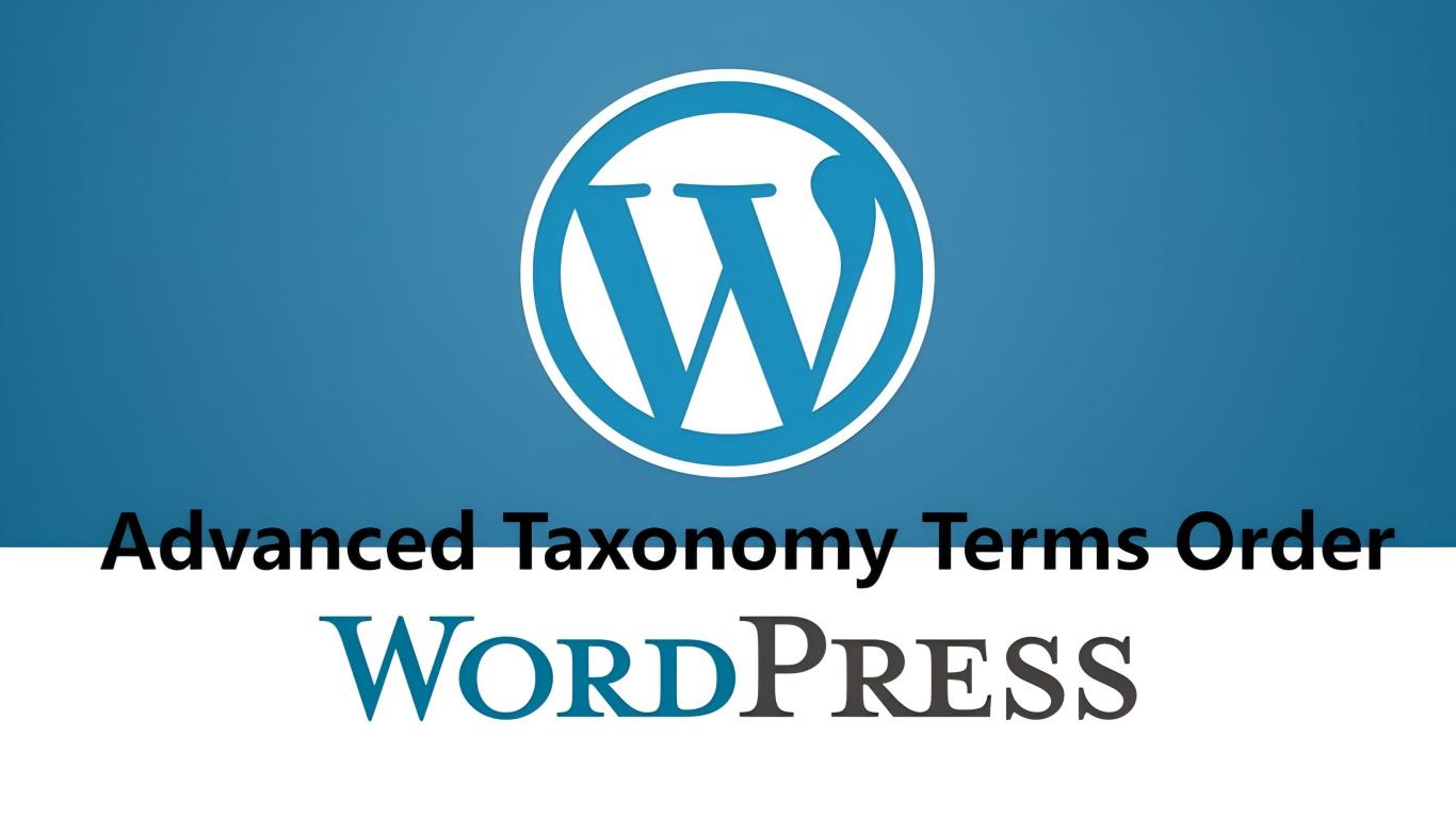 WP Advanced Taxonomy Terms Order 3.3.4插件