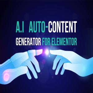 WP ‌A.I Autocontent for Elementor 1.0插件