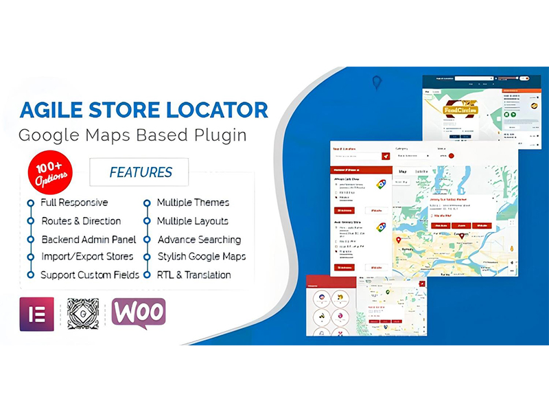 WP Agile Store Locator插件[提升用户定位体验]