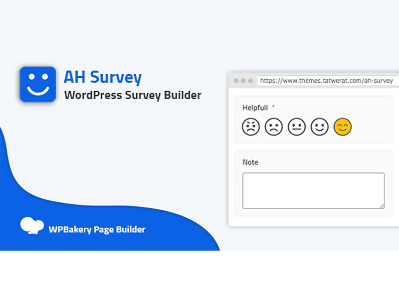 WP AH Survey Builder插件[调查问卷]