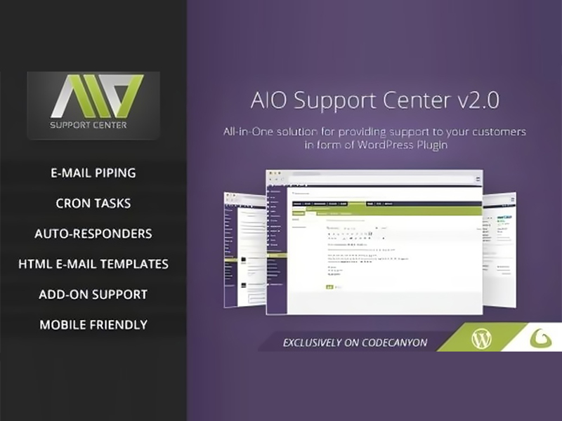 WP AIO Support Center插件[简化客户服务]