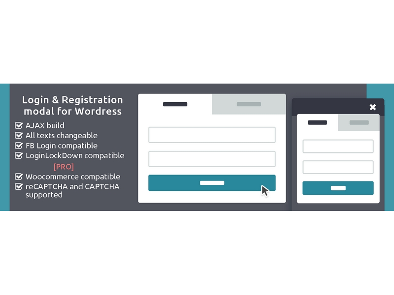 WP AJAX Login and Registration modal popup插件[身份验证]