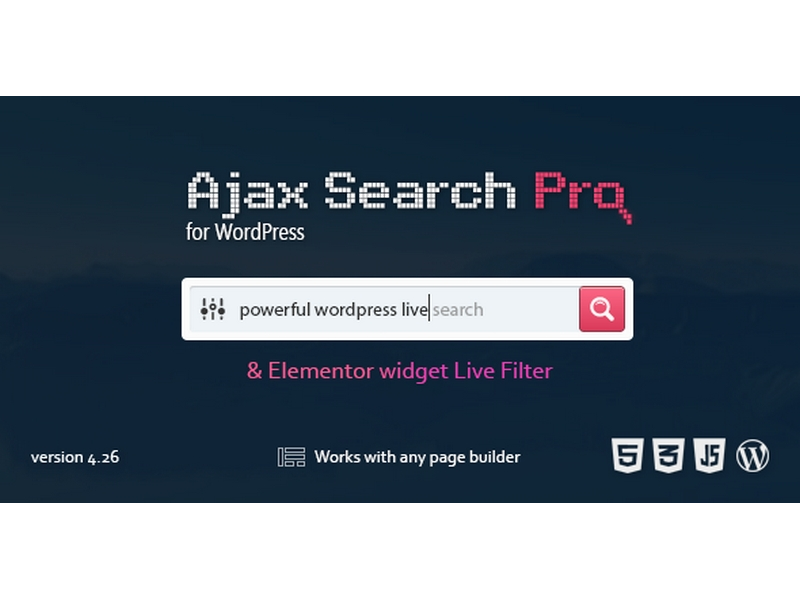 WP Ajax Search Pro插件[提升网站搜索]